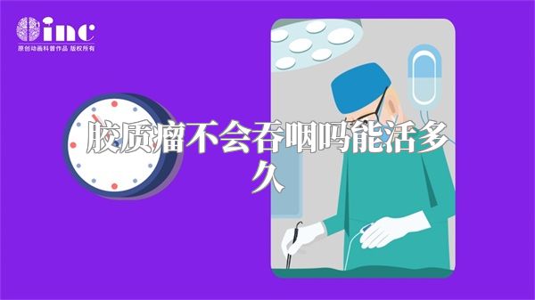 胶质瘤不会吞咽吗能活多久