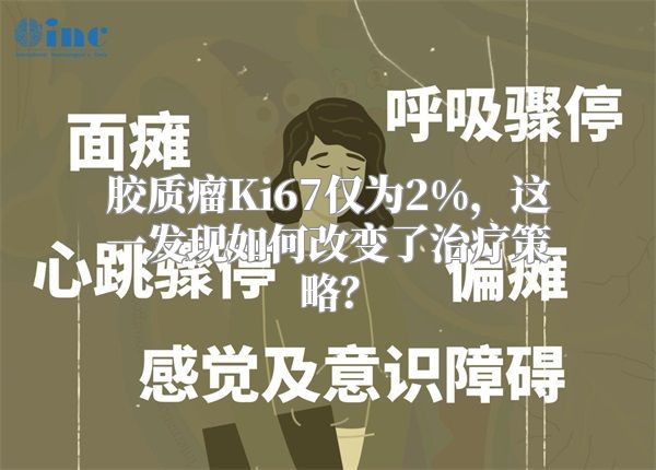 胶质瘤Ki67仅为2%，这一发现如何改变了治疗策略？