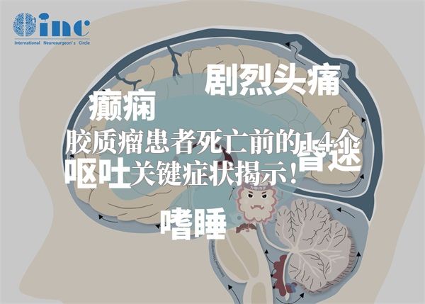 胶质瘤患者死亡前的14个关键症状揭示！