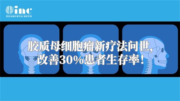 胶质母细胞瘤新疗法问世，改善30%患者生存率！