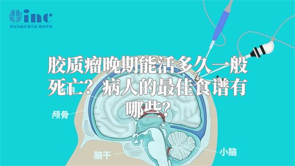 胶质瘤晚期能活多久一般死亡？病人的最佳食谱有哪些？