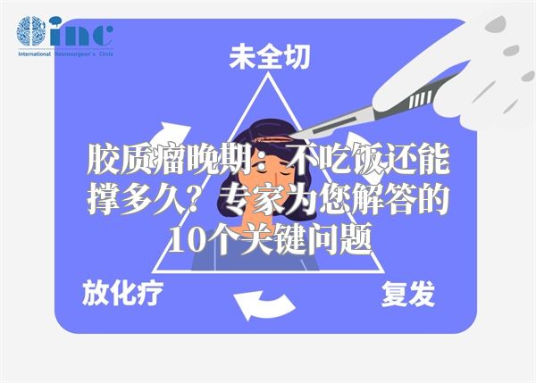 胶质瘤晚期：不吃饭还能撑多久？专家为您解答的10个关键问题