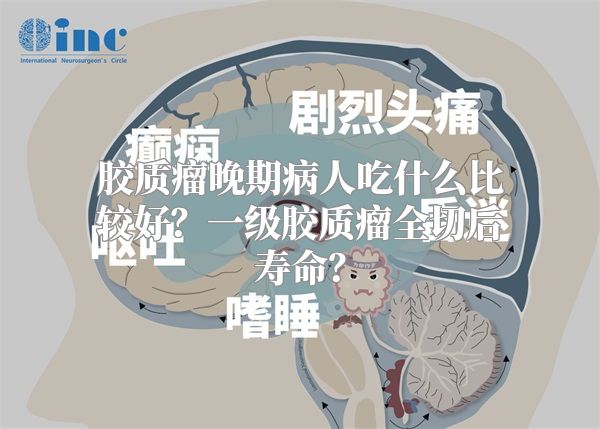 胶质瘤晚期病人吃什么比较好？一级胶质瘤全切后寿命？