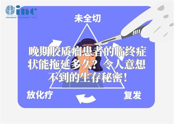 晚期胶质瘤患者的临终症状能拖延多久？令人意想不到的生存秘密！