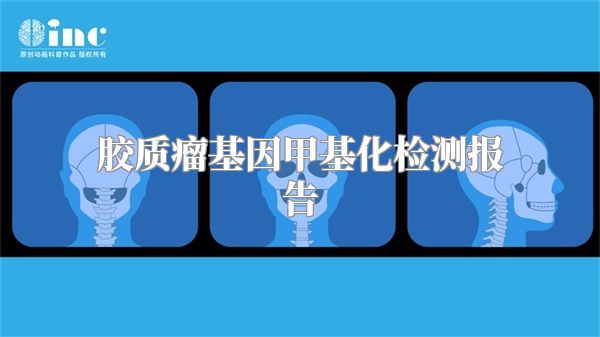 胶质瘤基因甲基化检测报告