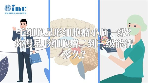 毛细胞星形细胞瘤小脑一级？弥漫星形细胞瘤二到三级能活多久？