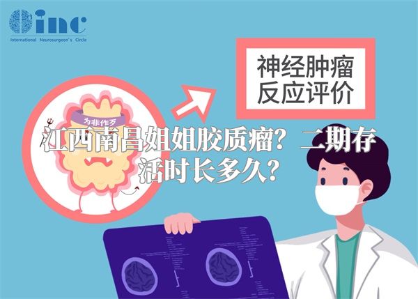 江西南昌姐姐胶质瘤？二期存活时长多久？