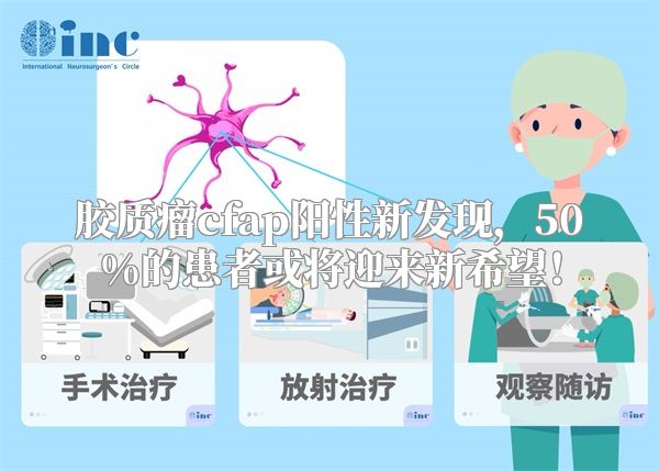 胶质瘤cfap阳性新发现，50%的患者或将迎来新希望！