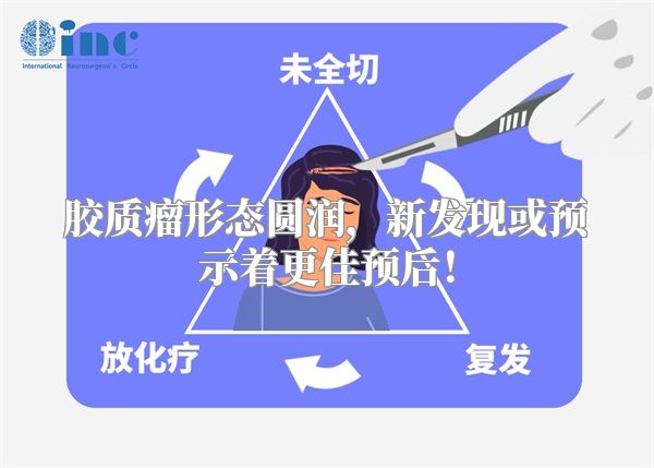 胶质瘤形态圆润，新发现或预示着更佳预后！