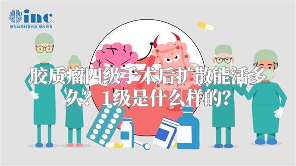 胶质瘤四级手术后扩散能活多久？1级是什么样的？