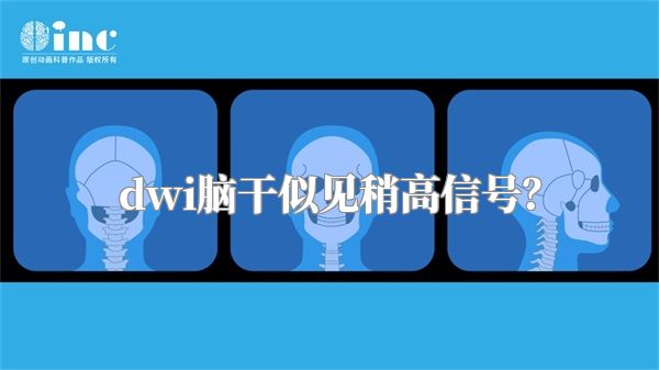 dwi脑干似见稍高信号？