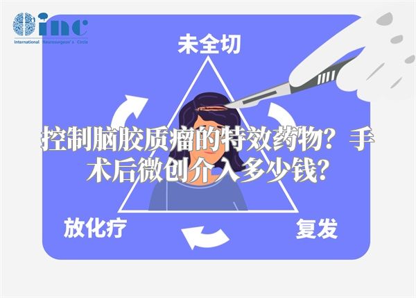 控制脑胶质瘤的特效药物？手术后微创介入多少钱？