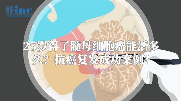 25岁得了髓母细胞瘤能活多久？抗癌复发成功案例？