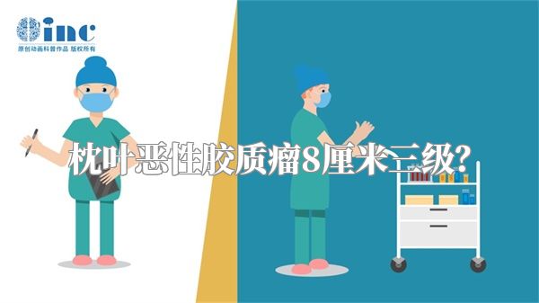 枕叶恶性胶质瘤8厘米三级?