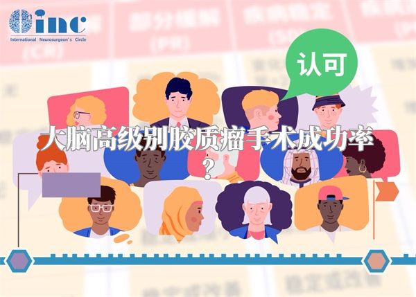 大脑高级别胶质瘤手术成功率?